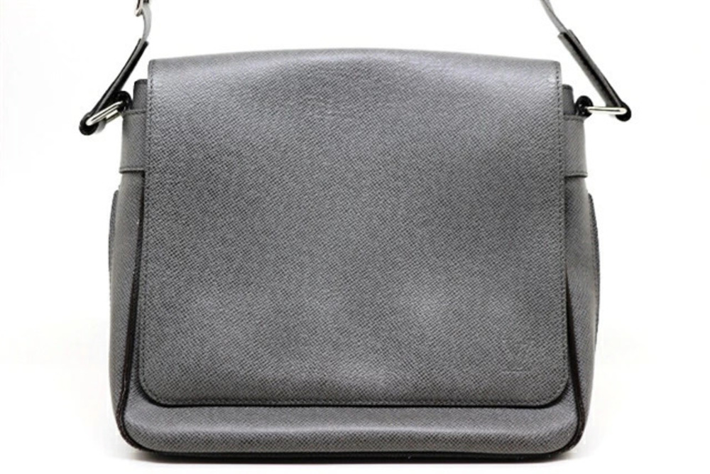 LOUIS VUITTON Roman Shoulder Bag Taiga Glacier